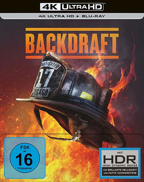 Backdraft - Männer, die durchs Feuer gehen 4K UHD Shop kaufen Limitiertes Steelbook Cover