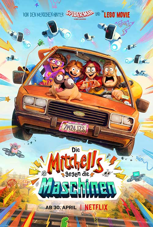 Die Mitchells gegen die Maschinen - Streaming Review Film 2021 Plakat