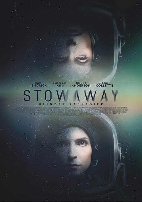 STOWAWAY - Blinder Passagier Film 2021 Kino Plakat