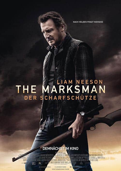THE MARKSMAN - DER SCHARFSCHÜTZE Film 2021 Kino Plakat