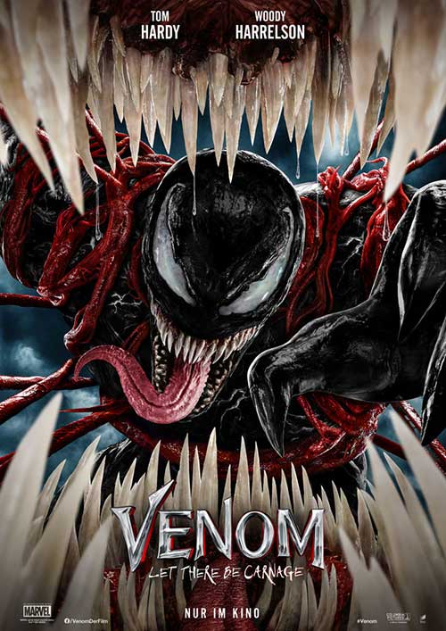 Venom: Let There Be Carnage Film 2021 Kinostart Trailer Kino Plakat