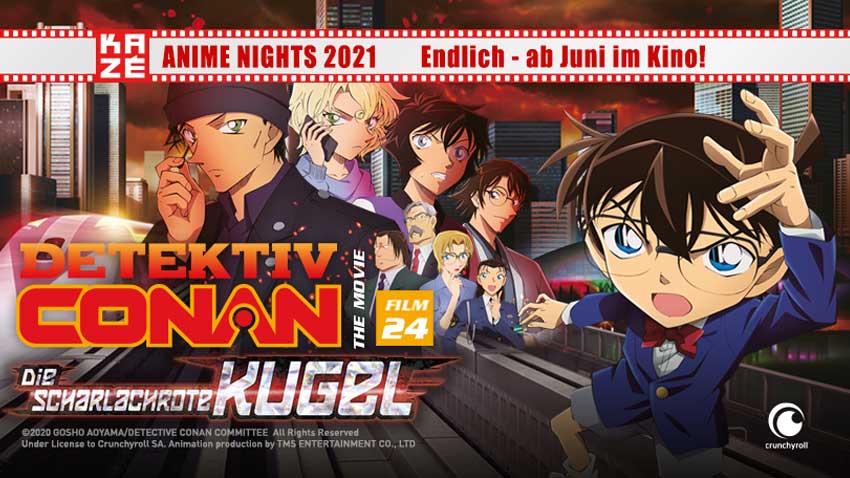 Detektiv Conan: Die Scharlachrote Kugel Film 2021 Movie 24 Kino Review streaming Artikelbild