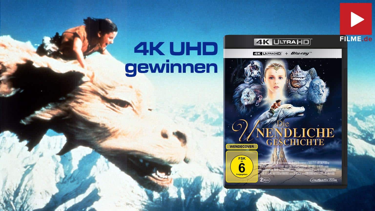 4K UHD Blu-ray Die Unendliche Geschichte Film 1984 Gewinnspiel gewinnen Artikelbild