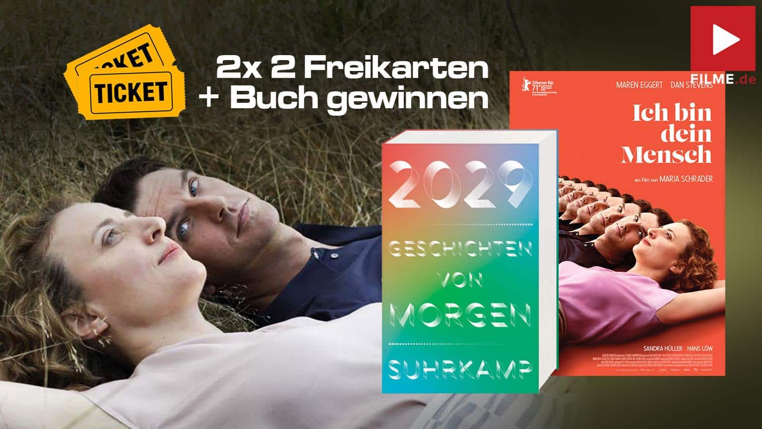 Ich bin dein mensch Kinofilm Gewinnspiel gewinnen Freikarten Buch 2029 Artikelbild