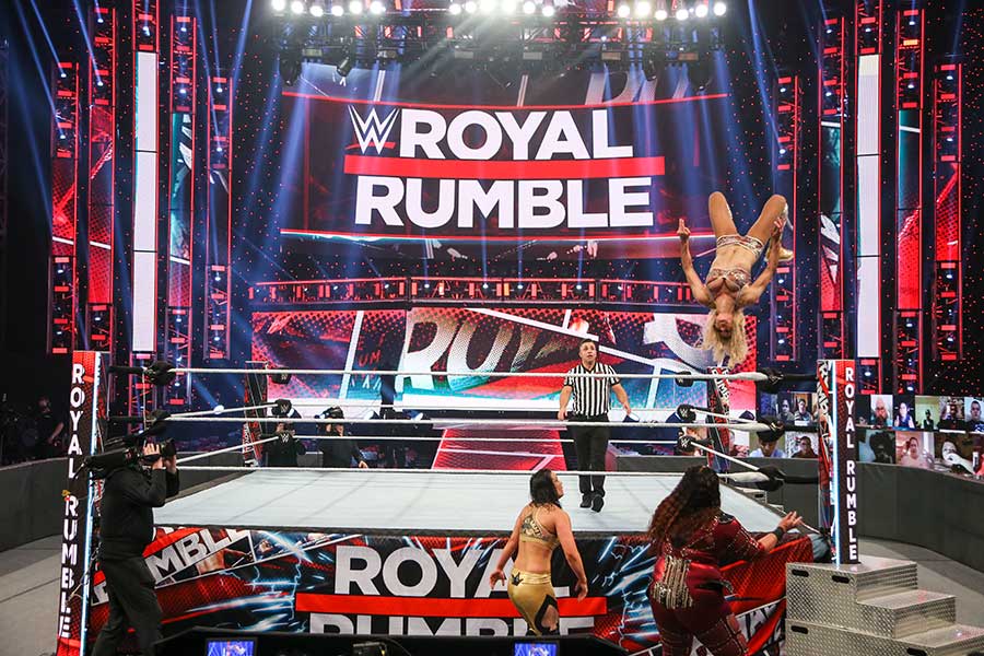 WWE Royal Rumble 2021 Blu-ray Review Szenenbild shop kaufen