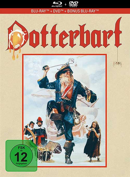 Monty Python auf hoher See (Dotterbart) Film Blu-ray Cover Shop Cover