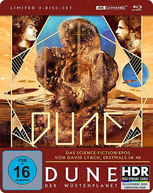 Dune - Der Wüstenplanet Film 1984 David Lynch 4K UHD Steelbook Cover shop kaufen