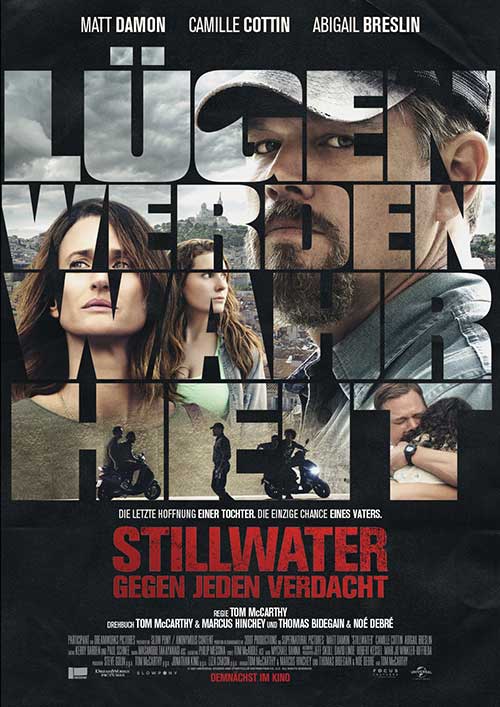 STILLWATER – GEGEN JEDEN VERDACHT Film 2021 Kino Plakat