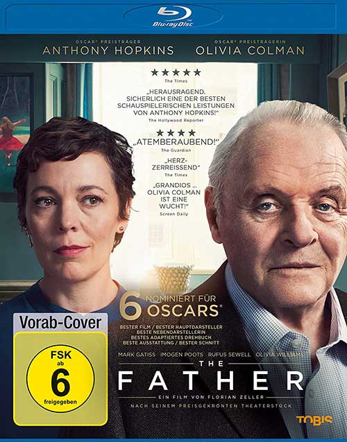 The father Film 2021 Blu-ray DVD Kinostart Cover shop kaufen