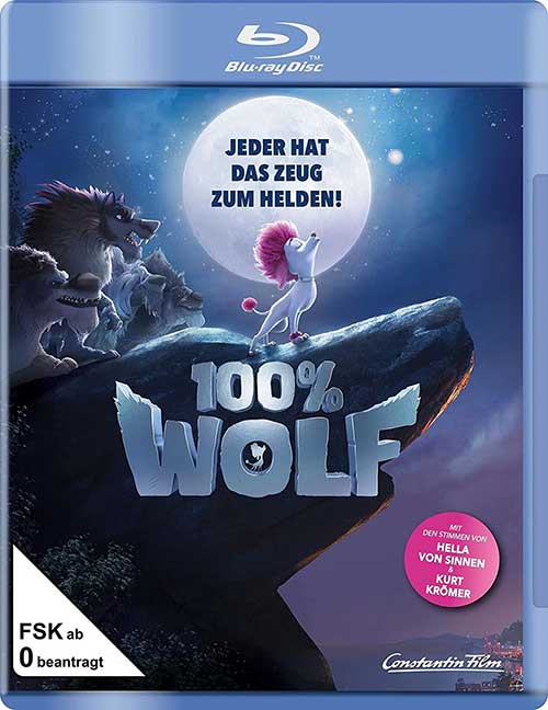 100% WOLF Film 2021 Blu-ray Cover shop kaufen