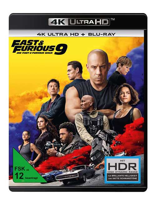Fast & Furious 9 - Die Fast & Furious Saga (Ultra HD Blu-ray & Blu-ray) Cover shop kaufen