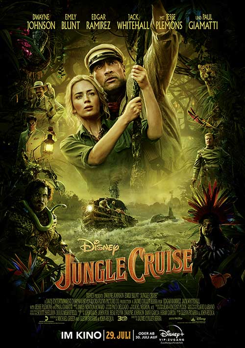 JUNGLE CRUISE Film 2021 Kino Plakat