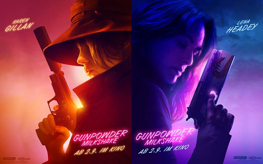 Gunpowder Milkshake Kino Plakate Film 2021