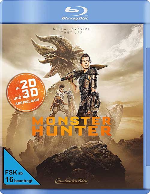 Monster Hunter Film 2021 Blu-ray Cover shop kaufen