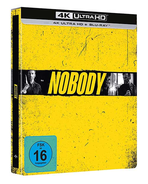 Nobody Limited Steelbook exklusiv bei amazon.de (4K UHD + Blu-ray) Film 2021 shop kaufen Cover