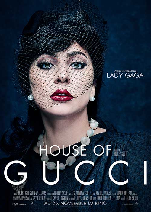 House of Gucci Film 2021 Kino Plakat Lady Gaga