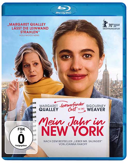 Mein Jahr in New York Film 2021 Trailer Blu-ray Cover shop kaufen