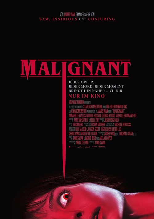 Malignant Film 2021 Kino Plakat