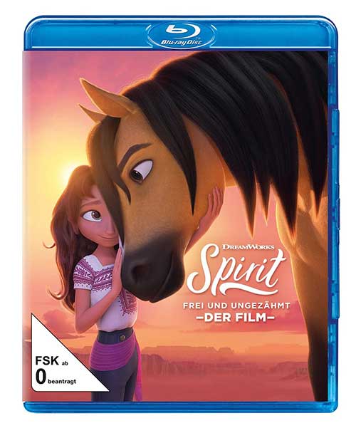 Spirit - Frei und ungezähmt Film 2021 Blu-ray Cover shop kaufen
