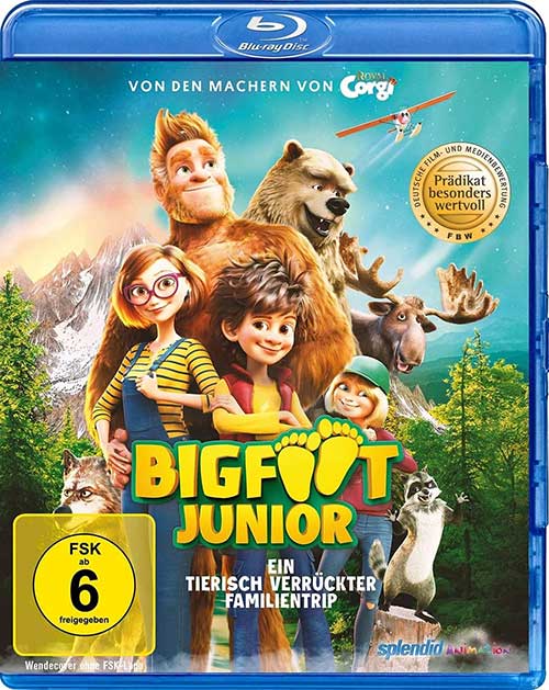 Bigfoot Junior - Ein Tierisch Verrückter Familientrip Film 2021 Blu-ray Cover shop kaufen