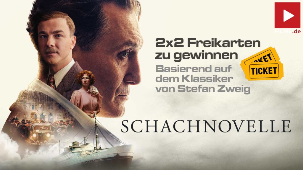 SCHACHNOVELLE Film 2021 Gewinnspiel Kinokarten Artikelbild