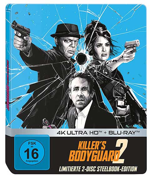 Killer's Bodyguard 2 - Limited Steelbook (4K Ultra HD + Blu-ray) (exklusiv bei Amazon.de) [Blu-ray] Cover shop kaufen