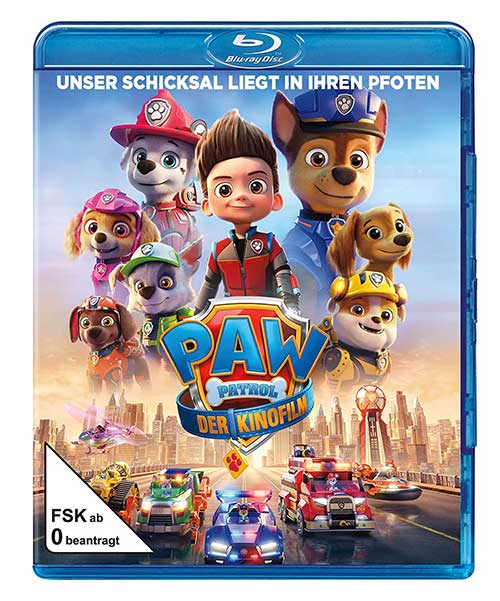 PAW PATROL: DER KINOFILM Film 2021 Blu-ray Cover shop kaufen