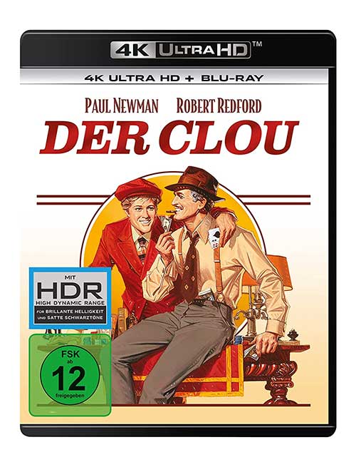 Der Clou  (4K Ultra HD) (+ Blu-ray 2D) Film Cover shop kaufen