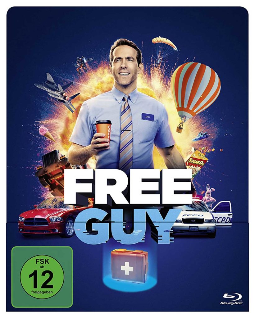 FREE GUY Film 2021 Blu-ray Steelbook cover shop kaufen 