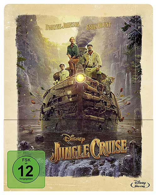 JUNGLE CRUISE Film 2021 Blu-ray Steelbook Cover Shop kaufen