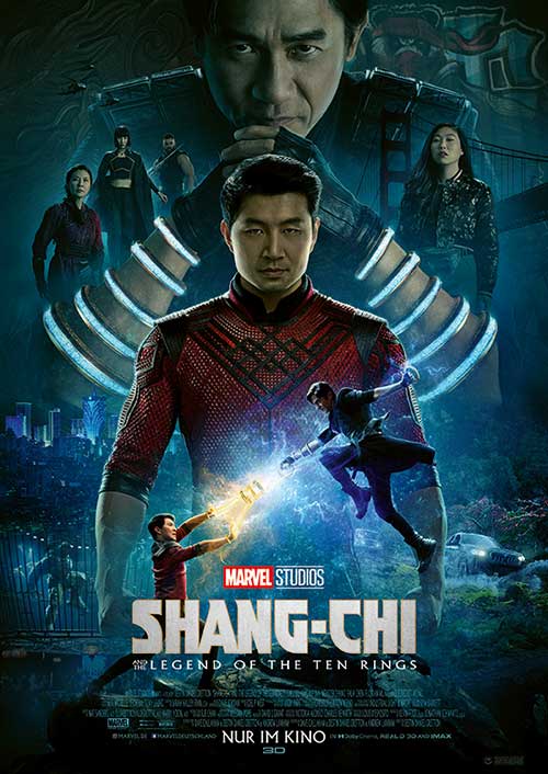 SHANG-CHI AND THE LEGEND OF THE TEN RINGS Film 2021 Kino Plakat