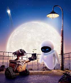 Wall-E Eve Ron läuft schief Gewinnspiel