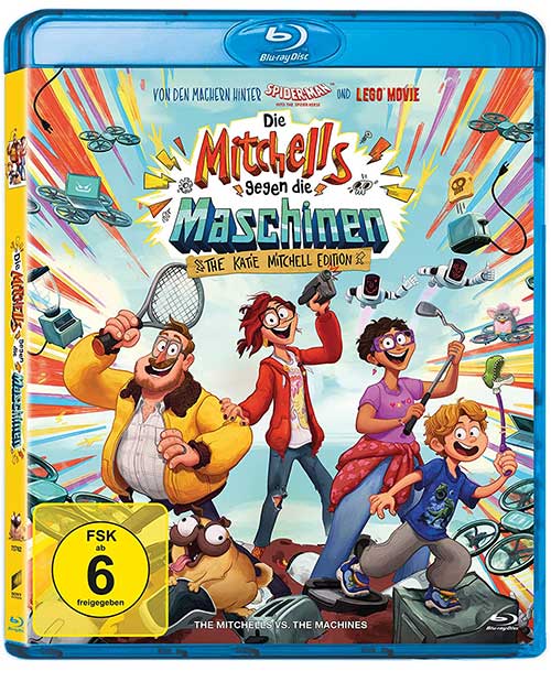 Die Mitchells gegen die Maschinen Film 2021 Blu-ray Cover shop kaufen