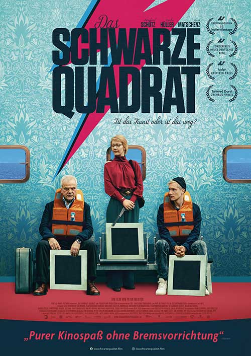 Das schwarze Quadrat Film 2021 Kino Plakat