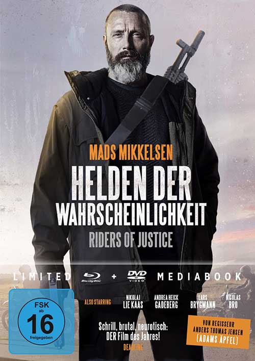 Helden der Wahrscheinlichkeit Film 2021  - Riders of Justice - Limitiertes BD Mediabook Cover shop kaufen