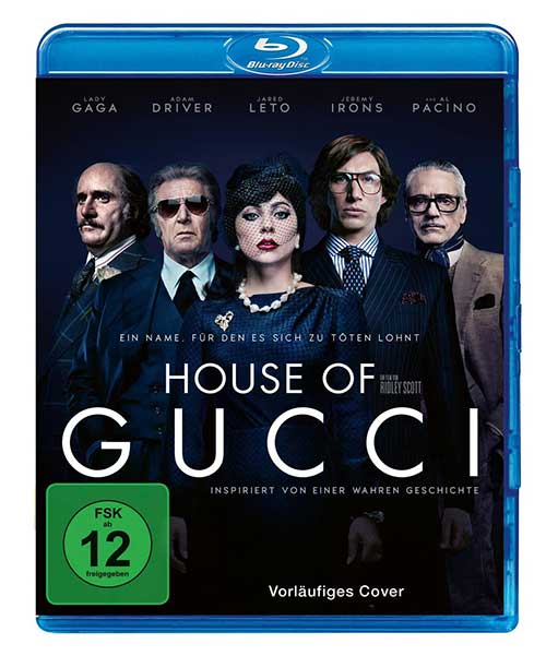 House of Gucci Film 2021 Blu-ray Cover shop kaufen