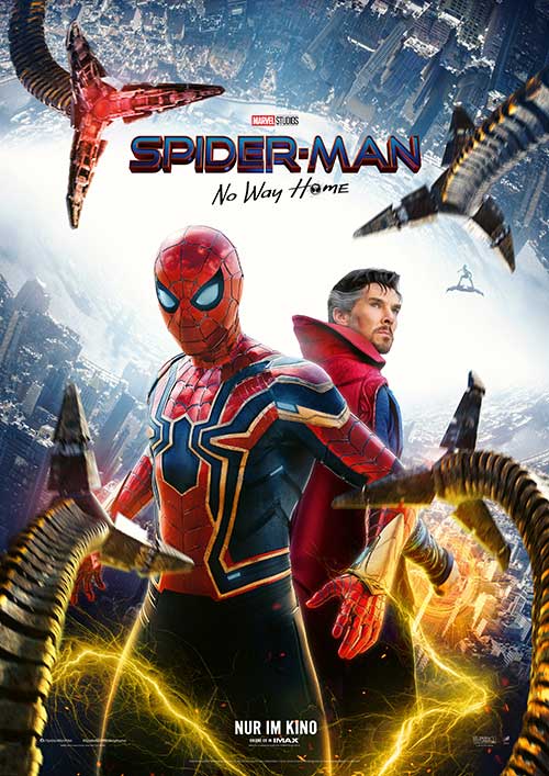 SPIDER-MAN: NO WAY HOME Film 2021 Kino Plakat