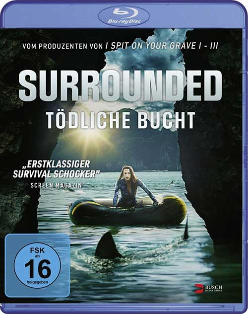 Surrounded: Tödliche Bucht Film 2021 Blu-ray Cover shop kaufen