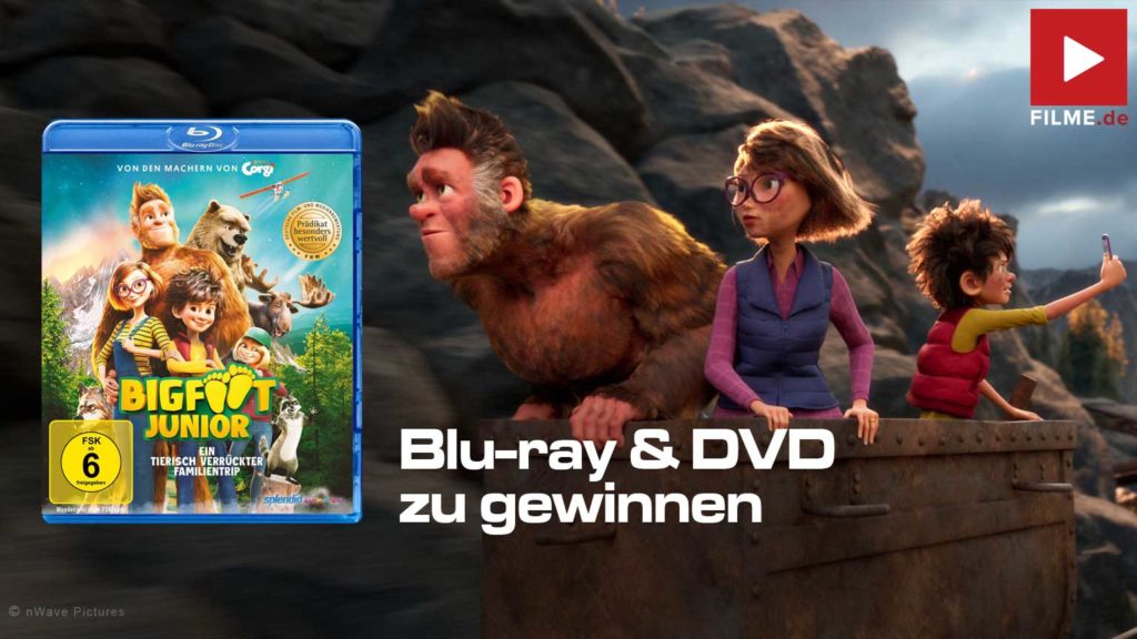 Bigfoot Junior - Ein Tierisch Verrückter Familientrip Film 2021 Blu-ray DVD Gewinnspiel gewinnen Artikelbild