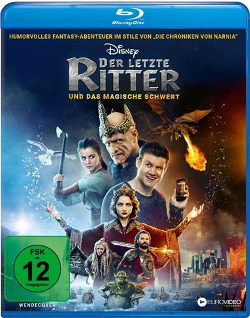 Der letzte Ritter und das magische Schwert Film 2022 Blu-ray Cover shop kaufen