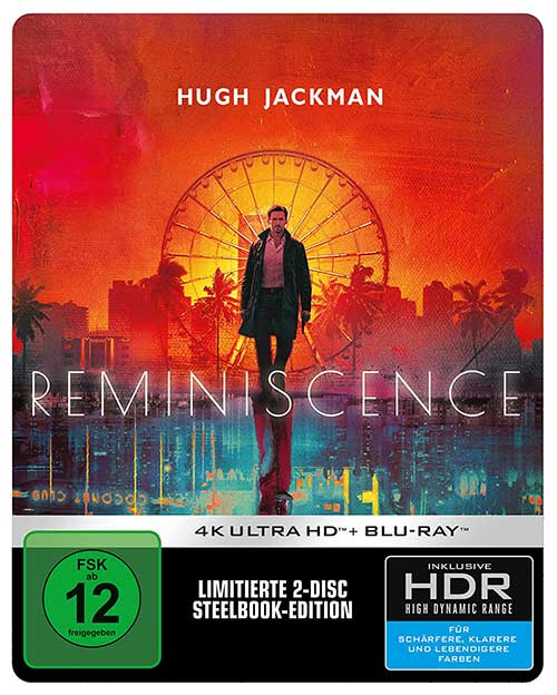 REMINISCENCE: DIE ERINNERUNG STIRBT NIE Film 2021 4K UHD Steelbook Cover shop kaufen