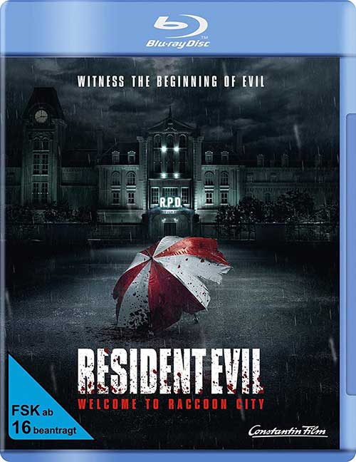 Resident Evil – Welcome to Raccoon City Film 2021 Blu-ray Cover shop kaufen