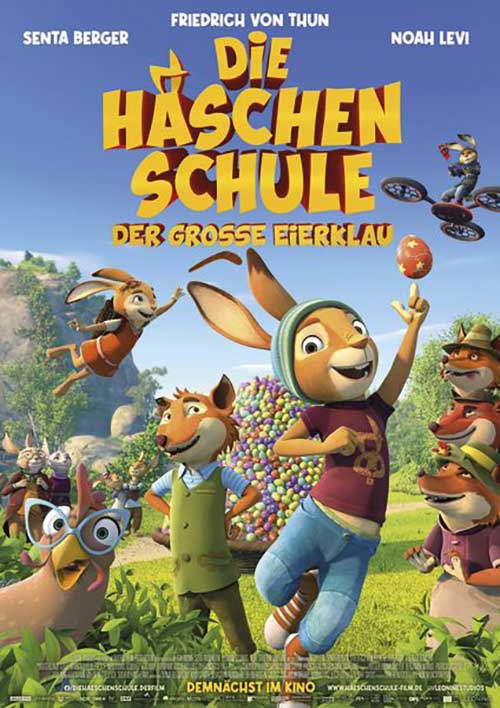 Die Häschenschule - Der grosse Eierklau Film 2022 Kino Plakat