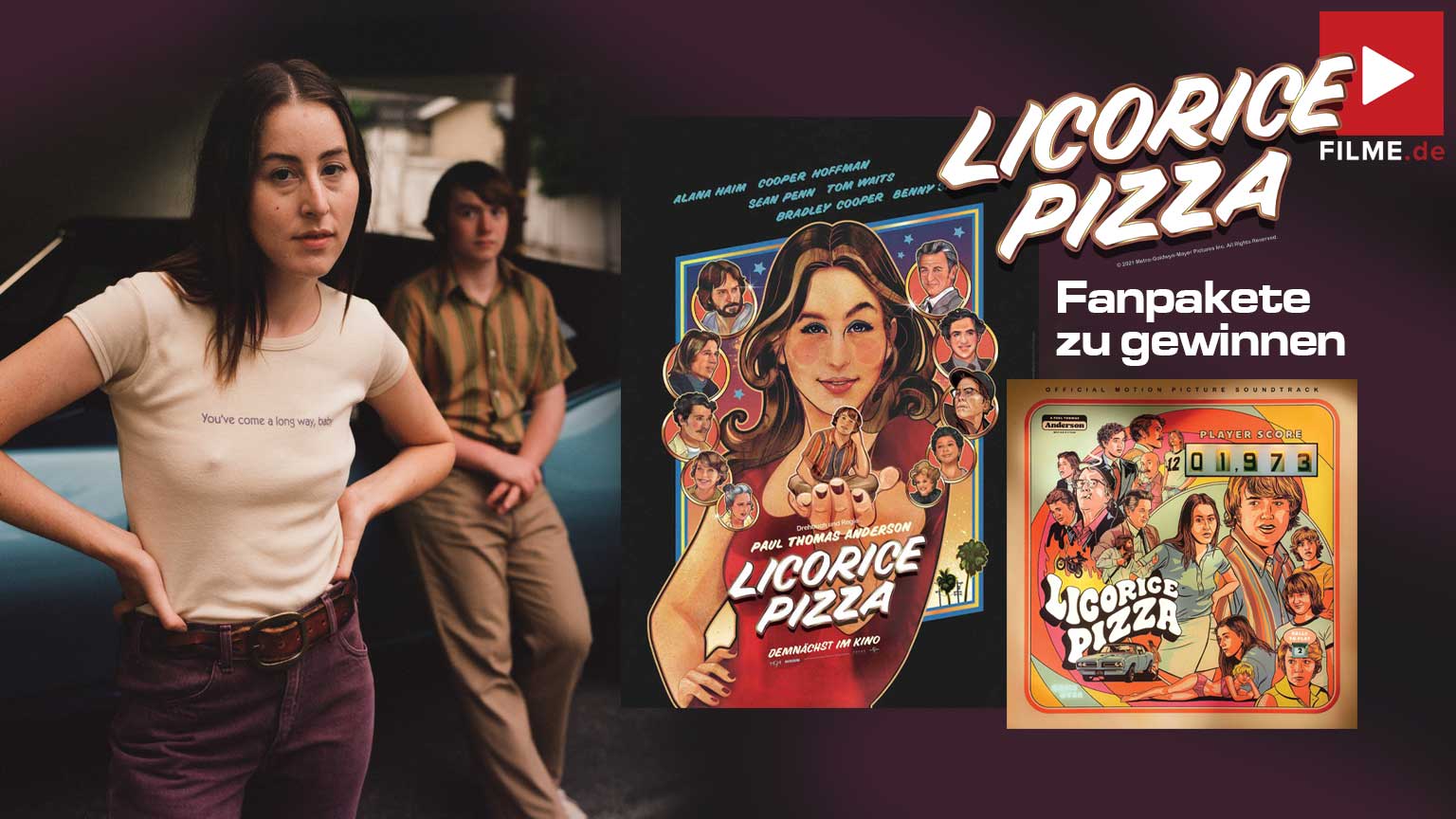 Licorice Pizza Film 2022 Kino Start Gewinnspiel gewinnen Artikelbild