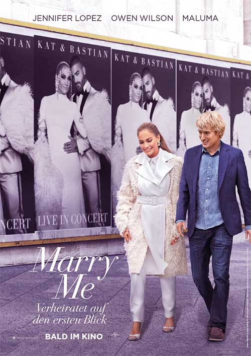 Marry Me – Verheiratet auf den ersten Blick Film 2022 Kino Plakat