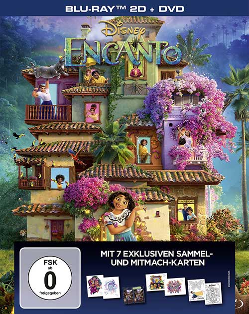 Encanto Film 2021 Blu-ray  DVD Deluxe Set Special Edition Cover shop kaufen