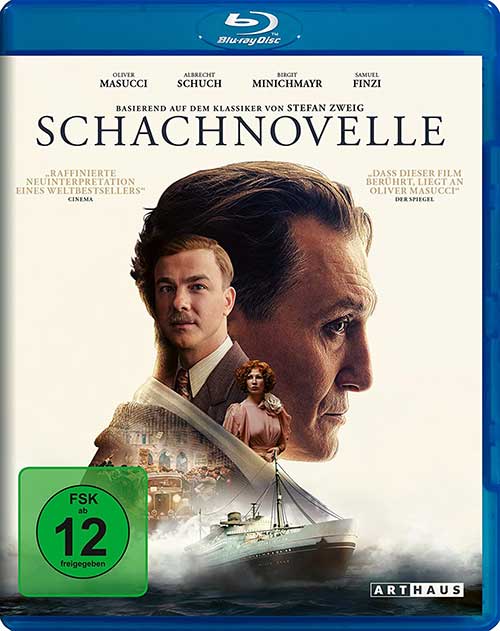 SCHACHNOVELLE Film 2021 Blu-ray Cover shop kaufen