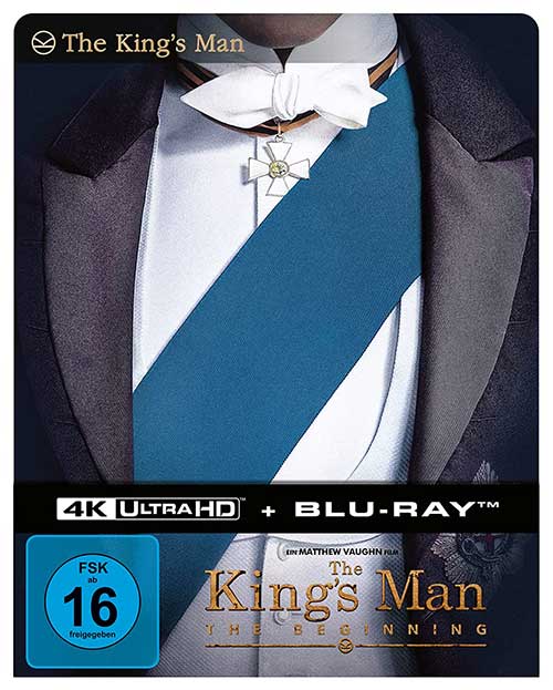 THE KING'S MAN – THE BEGINNING Film 2022 4K UHD Blu-ray Steelbook Cover shop kaufen