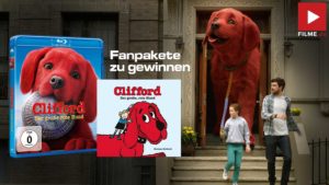 CLIFFORD – Der große rote Hund Film 2022 Blu-ray Buch Gewinnspiel gewinnen Artiekelbild