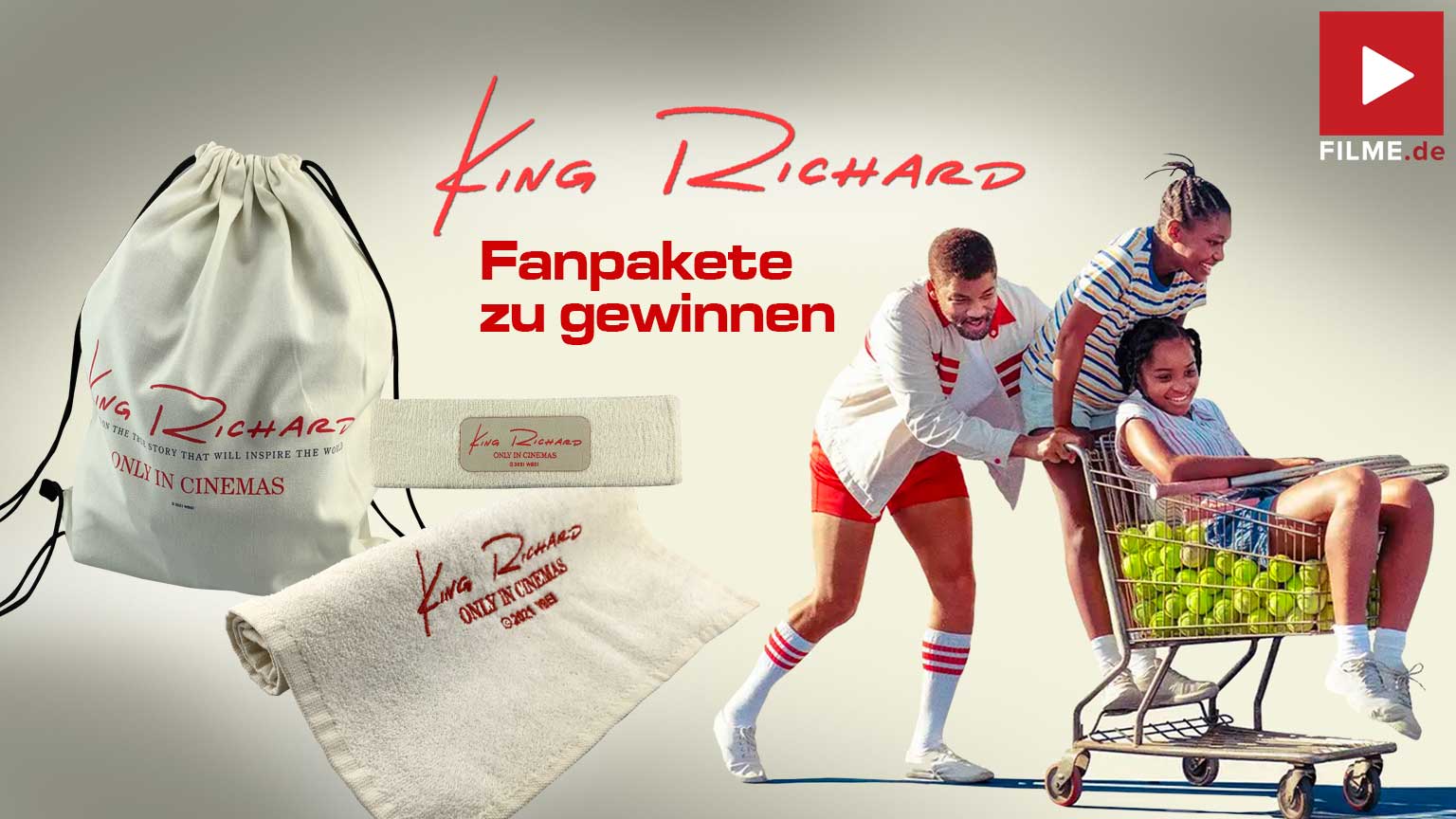 KING RICHARD Film 2022 Gewinnspiel gewinnen Fanpakete Artikelbild